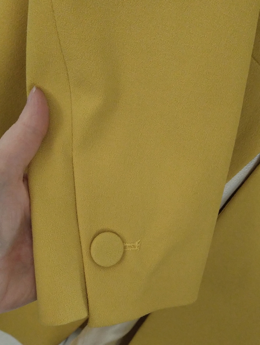 Zara Inverted Lapel Blazer - Picture 5 of 9